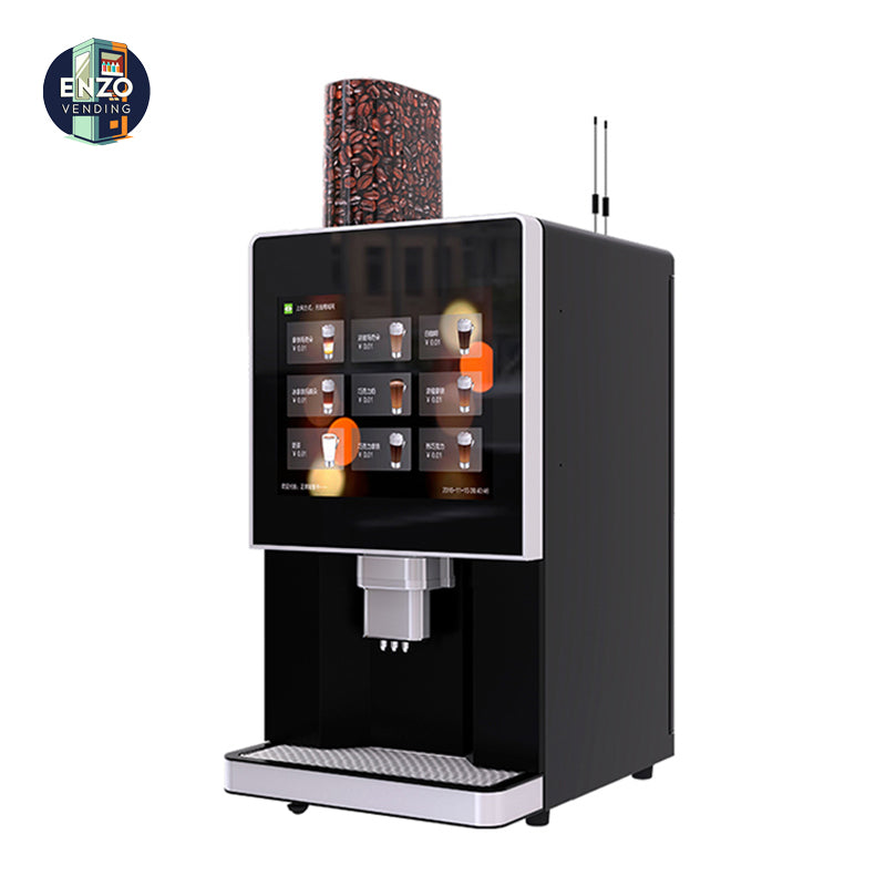 Enzo Vending Black Table Top Bean-to-Cup Coffee Machine