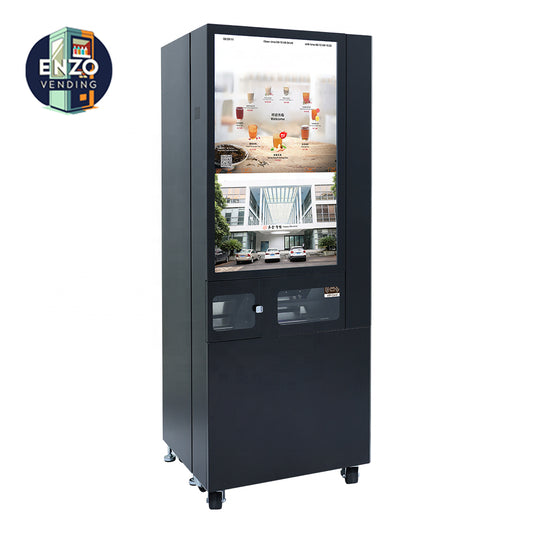 Enzo Vending Intelligent Tea Coffee Vending Machine with Ice Maker