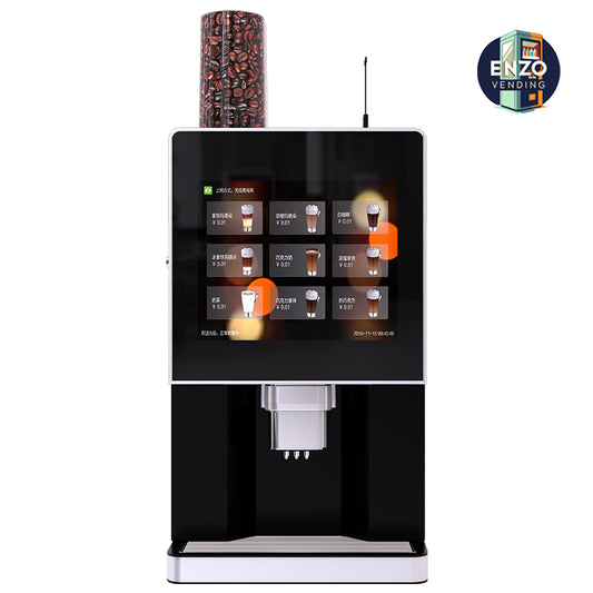 Enzo Vending Fully Automatic Hot Fresh Ground Coffee Vending Machine