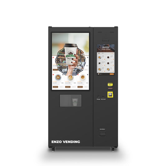 Enzo Vending Robotic Arm Coffee Machine - Hot & Cold Coffee, 21.5" Touchscreen